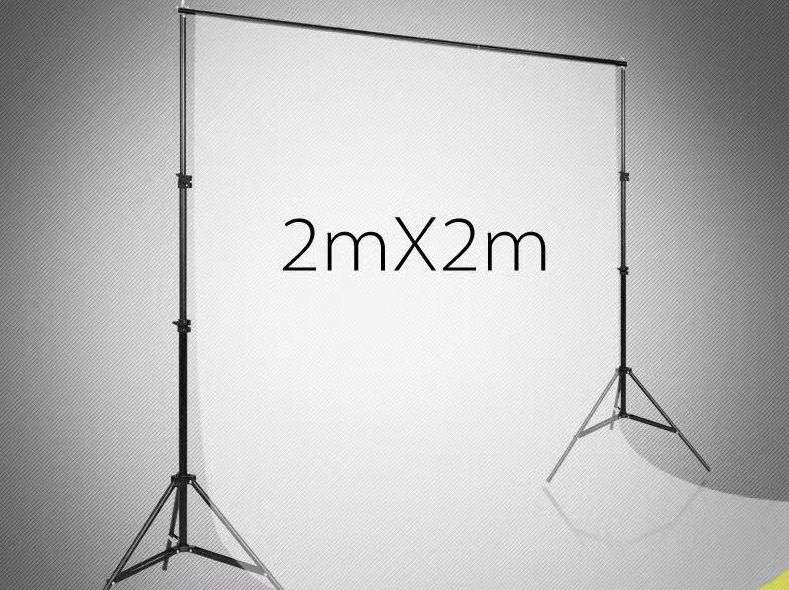 Photographic equipment 2M X 2M background bracket system and background clip carrying case