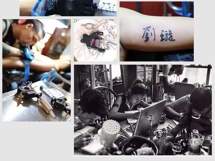 Dragonhawk Complete Tattoo Kit 2pcs Coil Tattoo Machine Tattoo Guns Color Immortal Inks Power