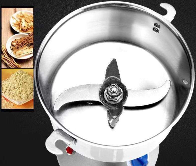 750g High Speed Electric Herb Grain Grinder Cereal Mill Flour Powder Machine