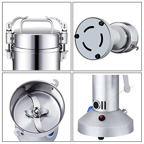 750g High Speed Electric Herb Grain Grinder Cereal Mill Flour Powder Machine