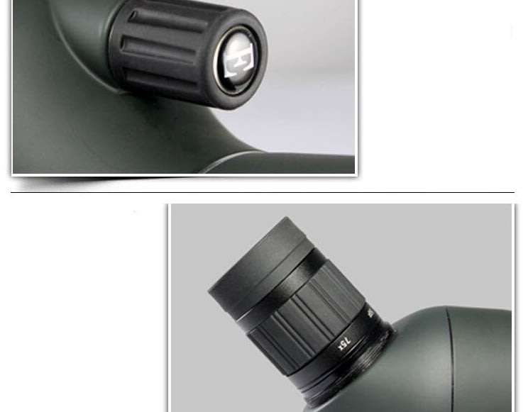25-7570 Angled Spotting Scope Zoom Lens Waterproof with Tripod Phone Adapter High Definition Night V