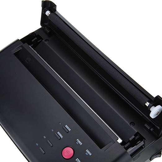 Black Tattoo Transfer Stencil Machine Thermal Copier Printer with Bonus Papers
