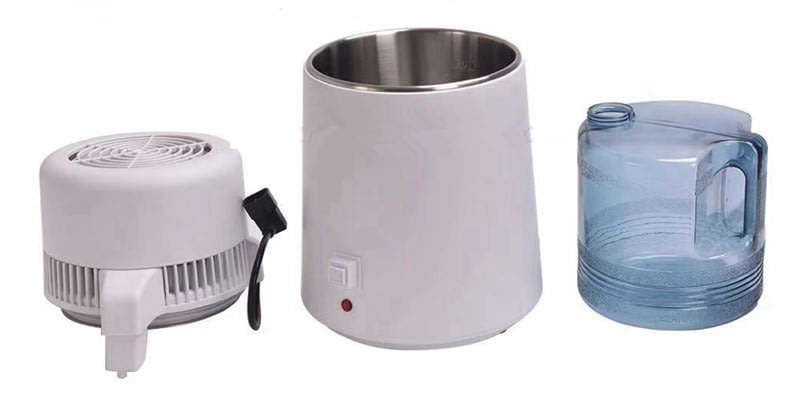 Water Distiller Water Distillation Purifier All Stainless Steel Internal 4L Purifier Filter Effecti