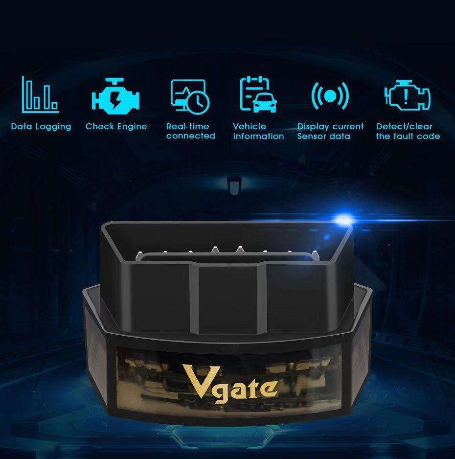 Vgate iCar Pro Bluetooth 4.0 (BLE) OBD2 Fault Code Reader OBDII Code Scanner Car Check Engine Light