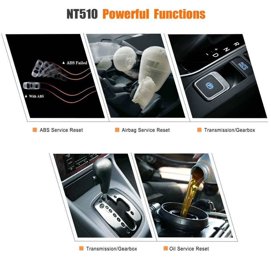 FOXWELL NT510 Auto OBD2 Scanners Code Reader for BMW Full System Car