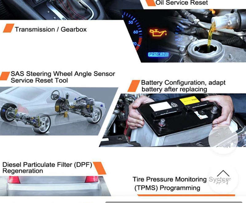 FOXWELL NT510 Auto OBD2 Scanners Code Reader for BMW Full System Car