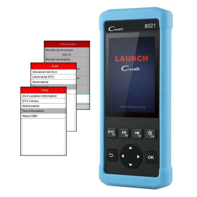 New Launch DIY Scanner CReader 8021 Full OBD2 Scanner/Scan Tool Diagnostic OBD+ABS+SRS+Oil+EPB+BMS+S