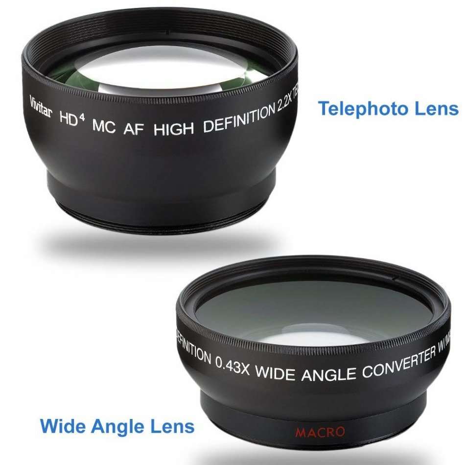 58MM Professional Lens & Filter Bundle  Complete DSLR/SLR Compact Camera Accessory Kit  Lenses (Te