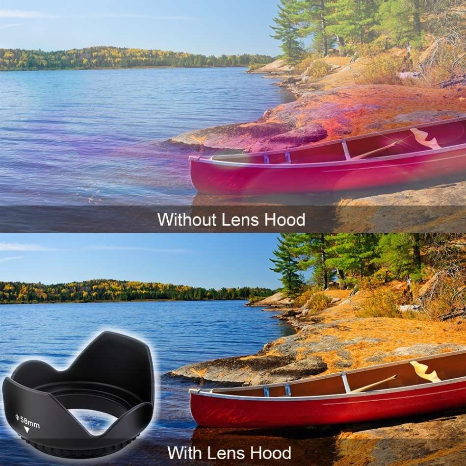 58MM Professional Lens & Filter Bundle  Complete DSLR/SLR Compact Camera Accessory Kit  Lenses (Te