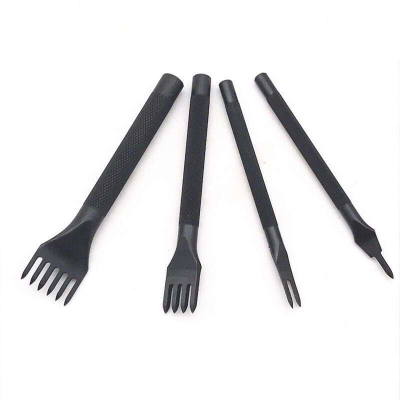 Leather Carft Tool Kit 60pcs Stitching Engraving Handmade Leather Craft DIY Tools