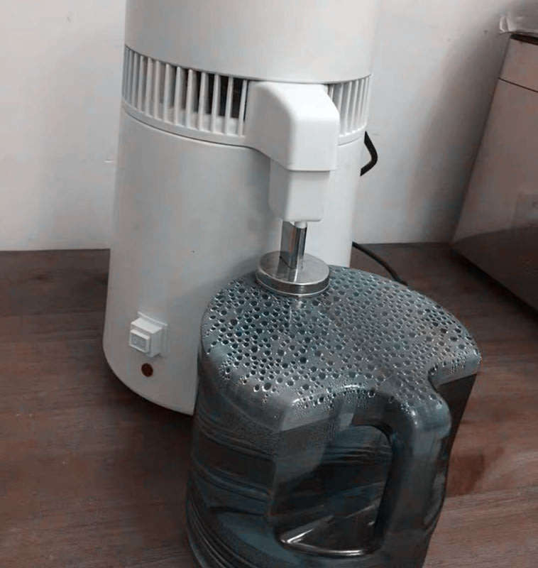 Water Distiller Water Distillation Purifier All Stainless Steel Internal 4L Purifier Filter Effecti