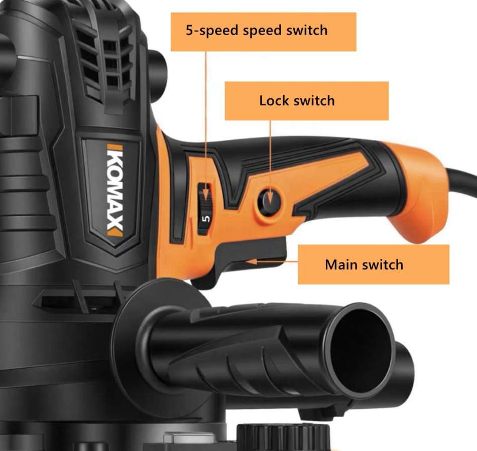 KOMAX dust-free wall grinding machine GERMAN Brand