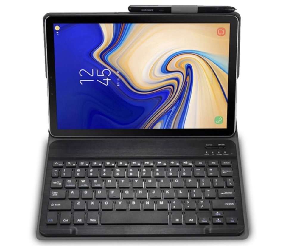 Samsung Galaxy Tab S4 Book Cover Keyboard,  Keyboard Case for Samsung Galaxy Tab S4 10.5 2018 Model