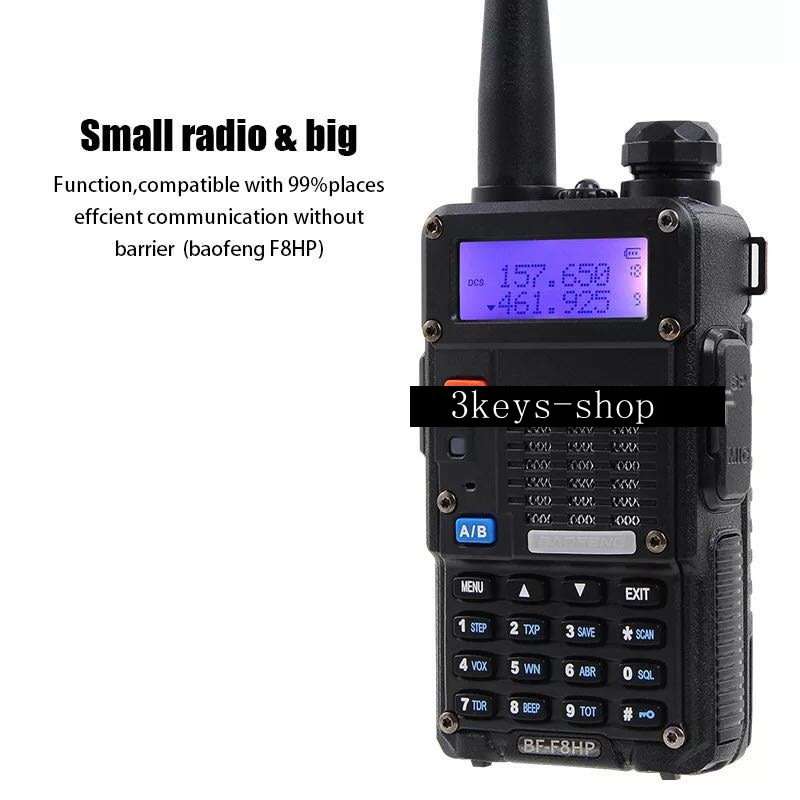 2 For R BaoFeng BF-F8HP (UV-5R 3rd Gen) 8-Watt Dual Band Two-Way Radio