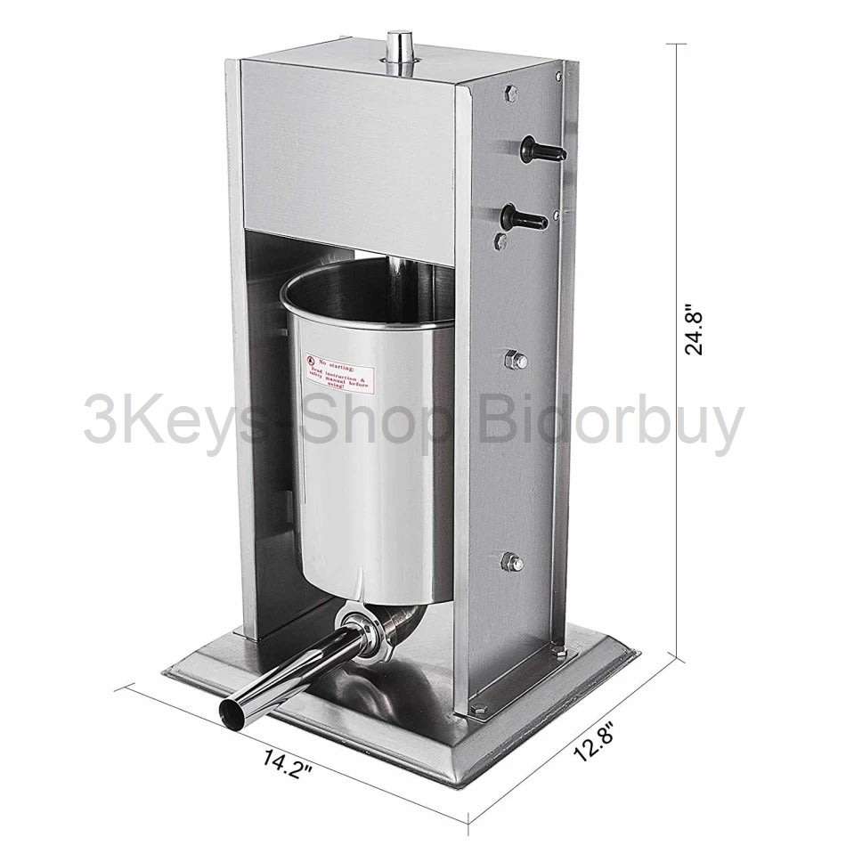 Sausage Filler Sausage Stuffer Sausage Maker 10L Vertical Meat Sausage Stuffer Commercial Stainless