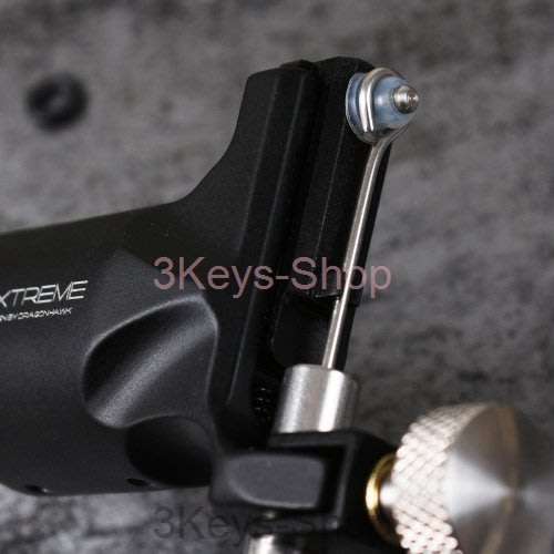 Dragonhawk Extreme Rotary Tattoo Machine Carbon Steel Machine for Tattoo Artists (Black)