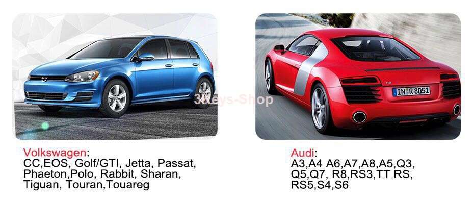 ANCEL VD500 OBD II Diagnostic Scanner for Volkswagen VW Audi Skoda Seat Check Engine Light EPB ABS S