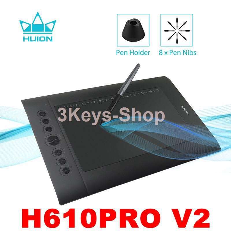 2019 new Huion H610 pro V2  UPGRADE VERISON OF H610PRO Art Graphics Drawing Tablet