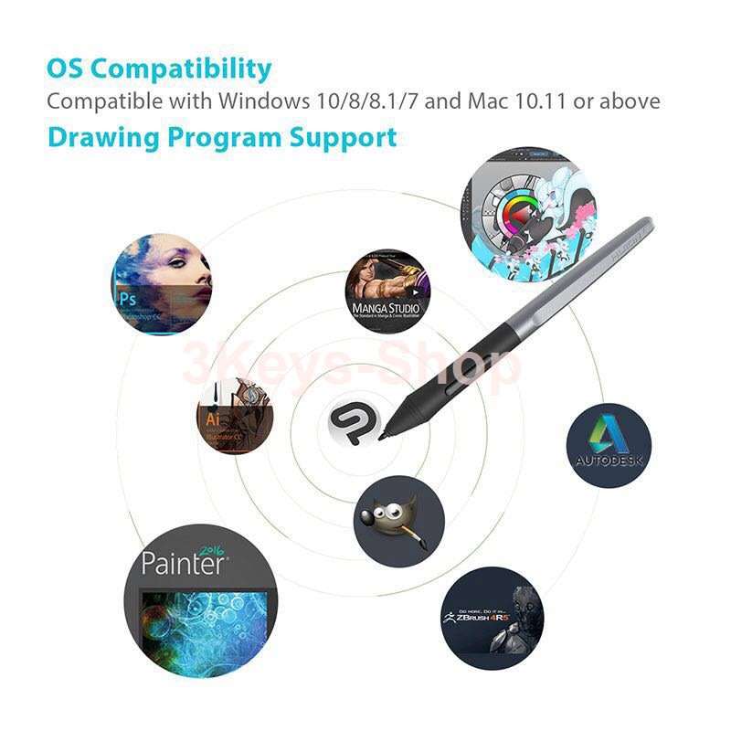 2019 new Huion H610 pro V2  UPGRADE VERISON OF H610PRO Art Graphics Drawing Tablet