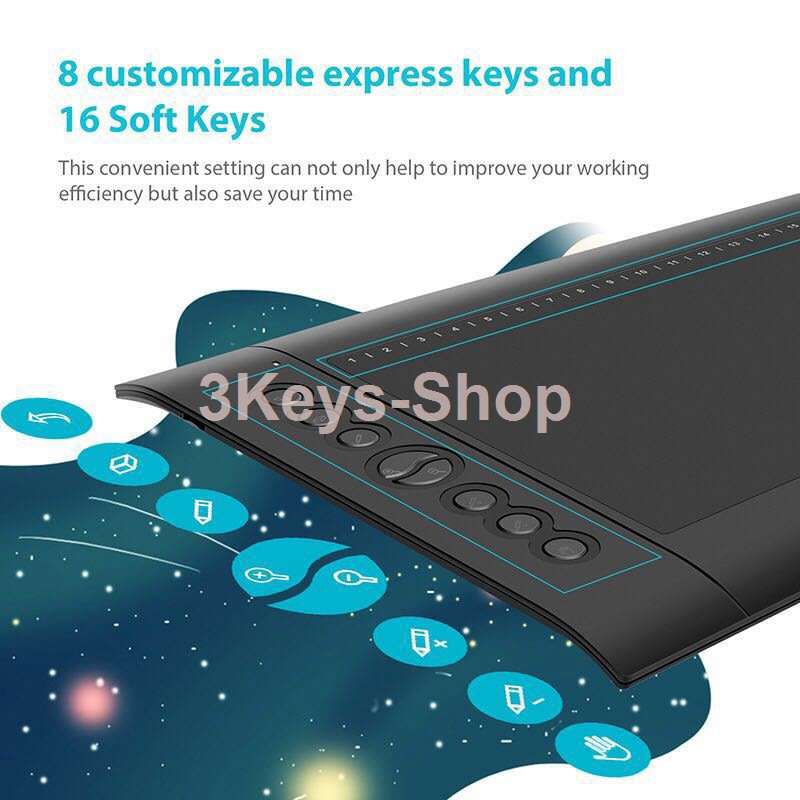 2019 new Huion H610 pro V2  UPGRADE VERISON OF H610PRO Art Graphics Drawing Tablet