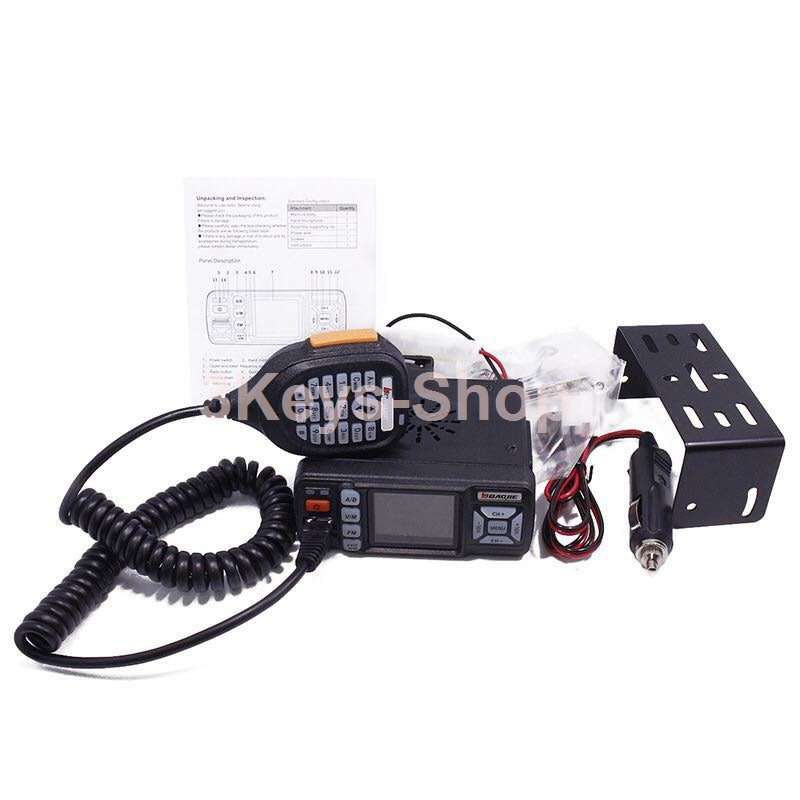 Baojie BJ-318 VHF UHF Dual Band Single/Dual Receive Mobile Radio 25W Car Mobile Radio Upgrade of BJ-