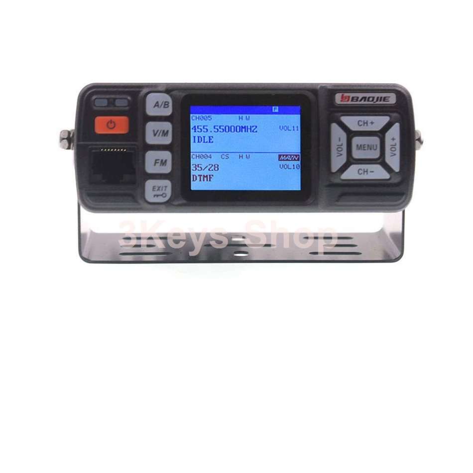 Baojie BJ-318 VHF UHF Dual Band Single/Dual Receive Mobile Radio 25W Car Mobile Radio Upgrade of BJ-
