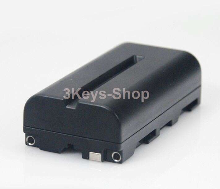 2400mAh NP-F550/570 Li-ion Replacement Battery(2 Pack) with Recharge Charger for Sony NP-F550/570