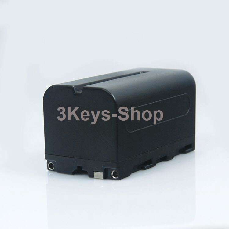 4800mAh P-F750/F770 Li-ion Replacement Battery(2 Pack) with Recharge Charger for Sony NP-F550/570