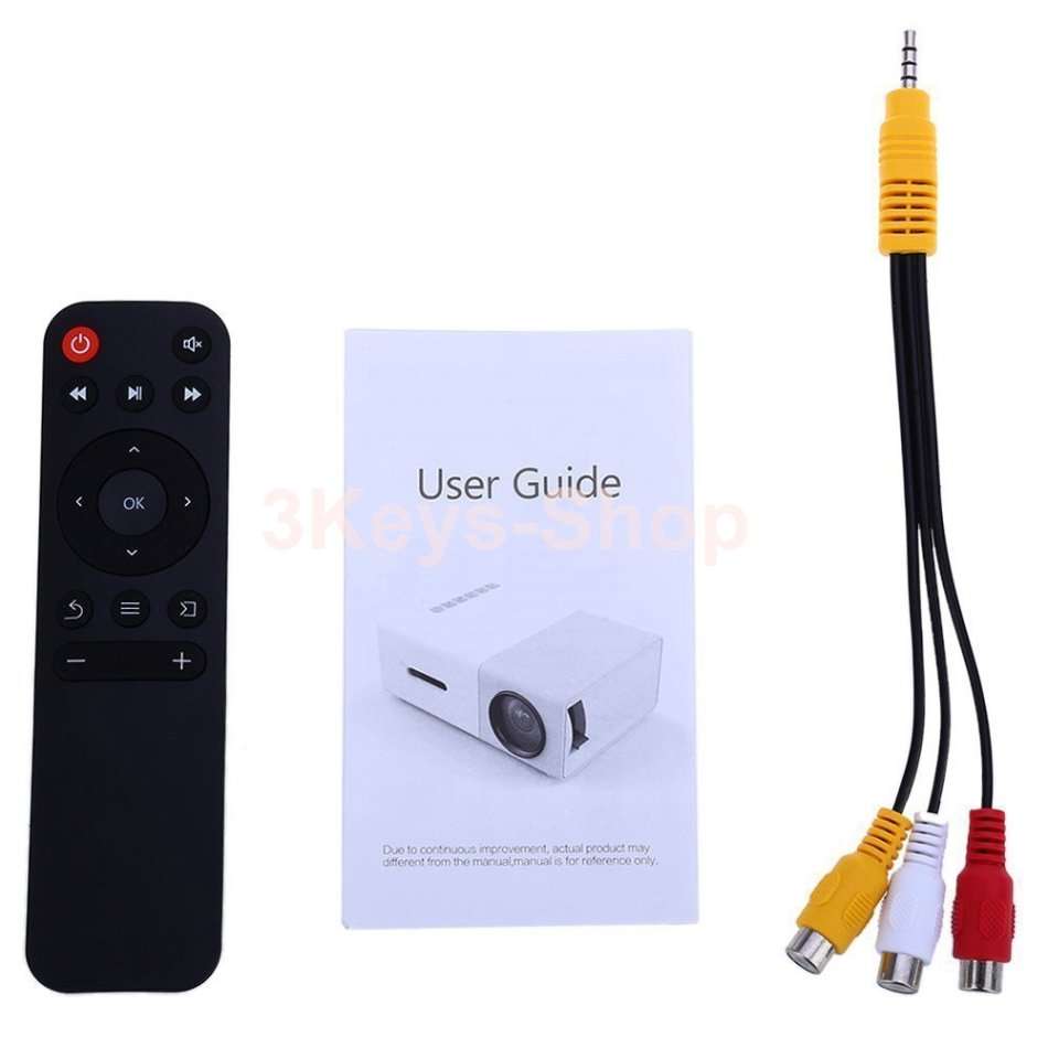 Mini Projector, Portable Pico Full Color LED LCD Video Projector for Children Present, Vi