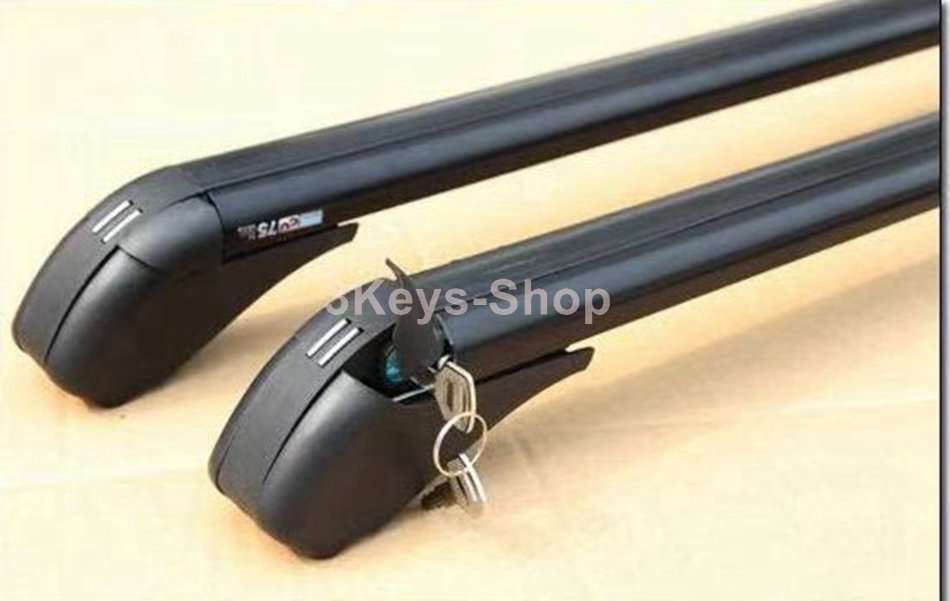Universal Lockable Car Roof Rack Cargo Luggage Carrier Lightweight Roof Rail with Anti-Theft Lock