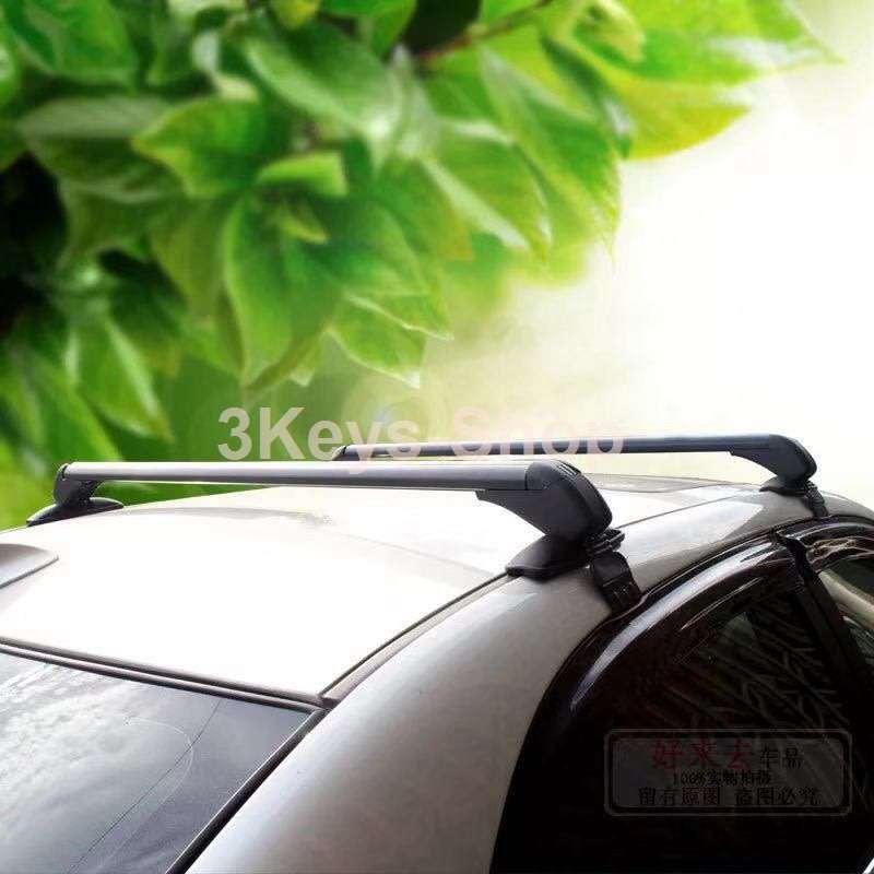 Universal Lockable Car Roof Rack Cargo Luggage Carrier Lightweight Roof Rail with Anti-Theft Lock