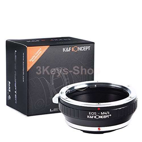 K&F Concept Lens Mount Adapter for Canon EOS EF Mount Lens to M4/3 MFT Olympus Pen and Panasonic Lum