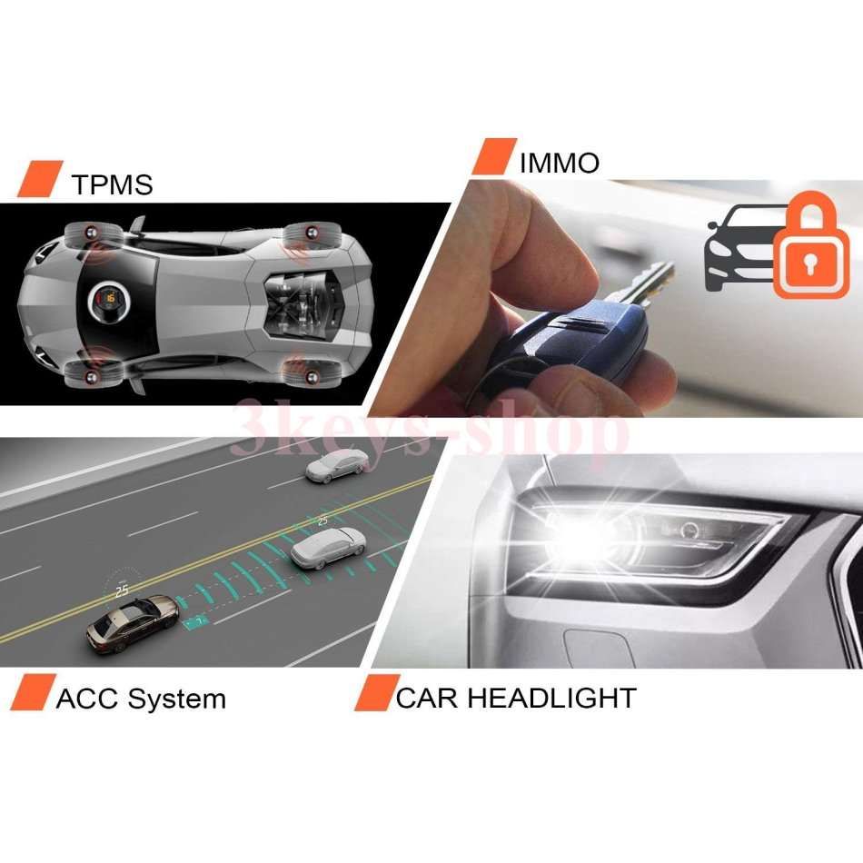 ANCEL FX6000 OBD2 Scanner with Full System Automotive Code Reader Vehicle OBDII Diagnostic Scan Tool