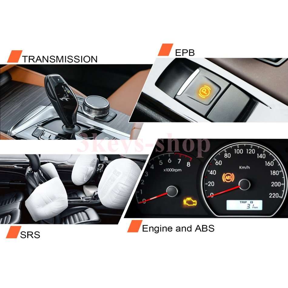 ANCEL FX6000 OBD2 Scanner with Full System Automotive Code Reader Vehicle OBDII Diagnostic Scan Tool