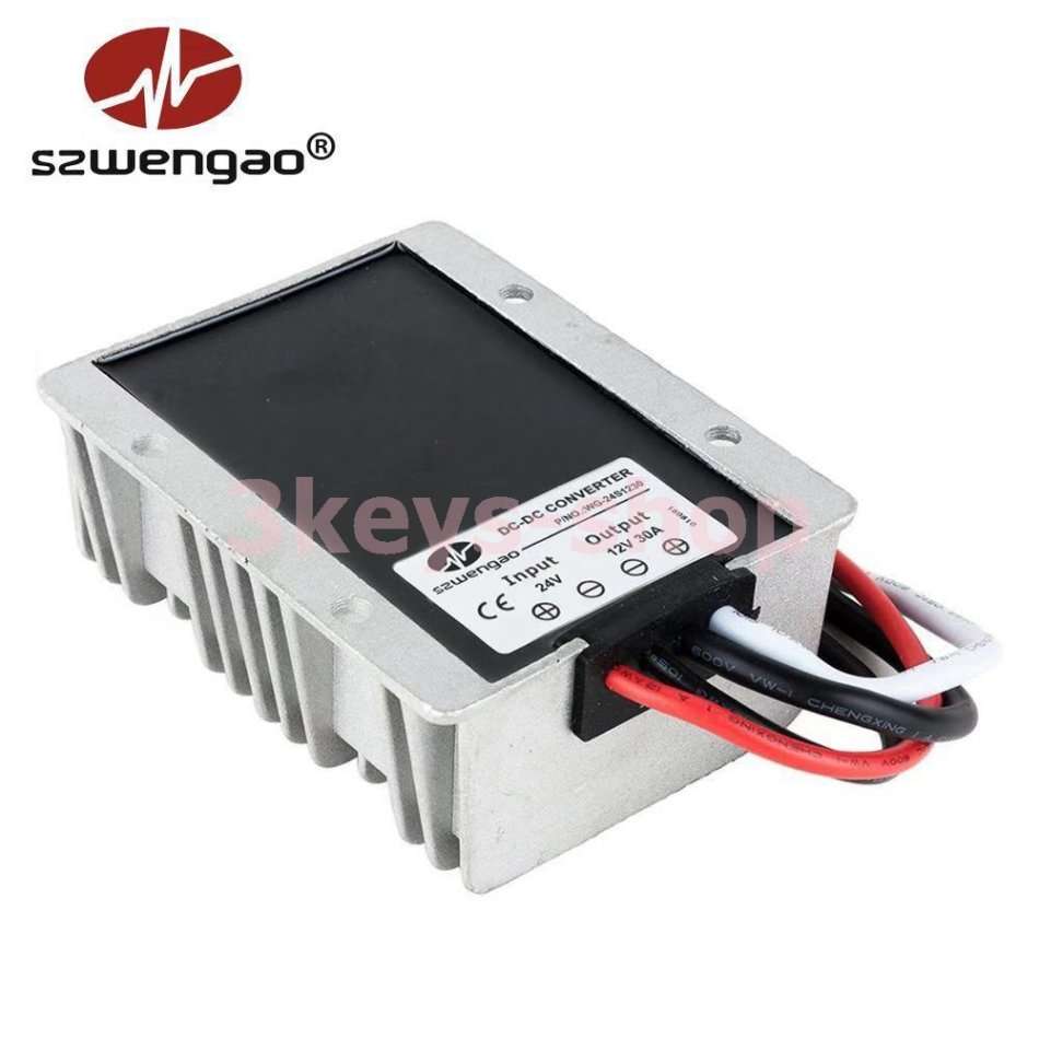 DC/DC Converter Regulator Reducer 24V to 12V 30A 360W Power Supply Transformer Volt Modu