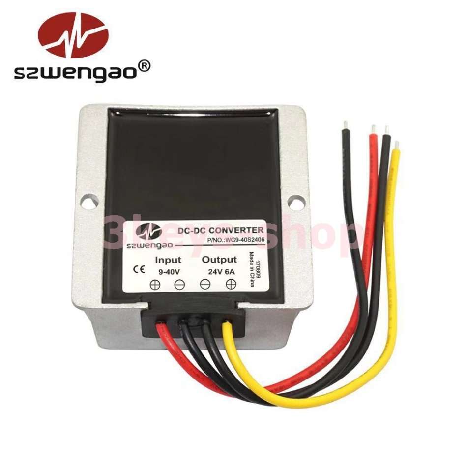 12V 24V 32V to 24V DC Step Up Down Power Voltage Regulator Converter 9V-40V to 24V 6A 144W