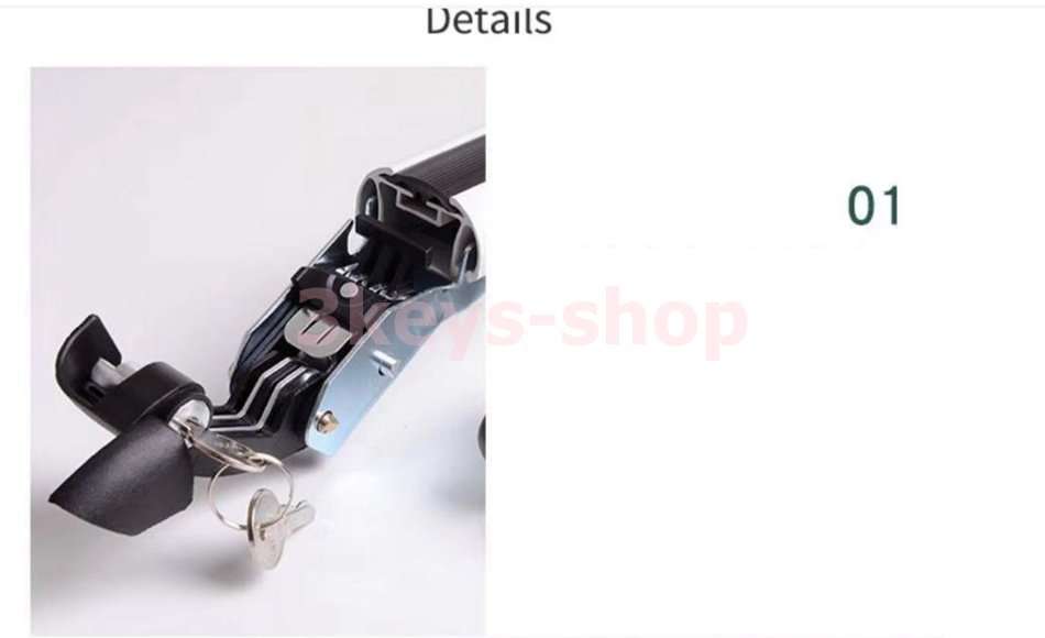 Universal Lockable Car Roof Rack Cargo Luggage Carrier Lightweight Roof Rail with Anti-Theft Lock