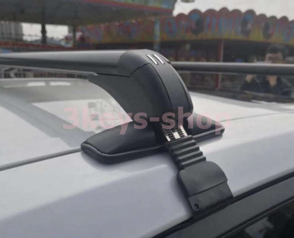 Universal Lockable Car Roof Rack Cargo Luggage Carrier Lightweight Roof Rail with Anti-Theft Lock