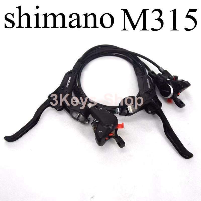Shimano M315 MT200 M6000 MTB Hydraulic Disc Brakes Completed Front and Rear Set for Mountain Bike