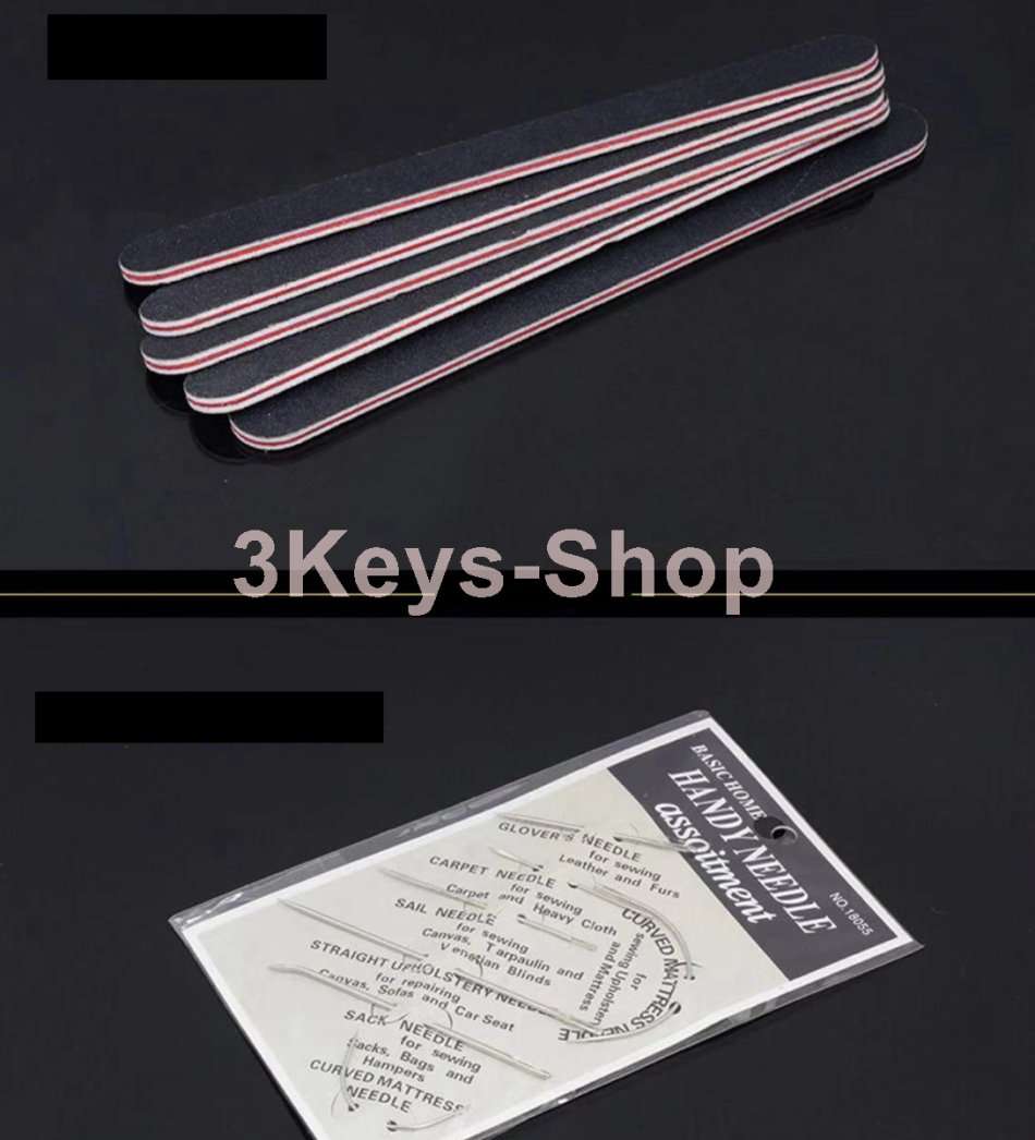 50 Pieces Leather Working Tools  Leathercraft Tools Kit Leather Punch Hand Sewing Tool Set Groover S