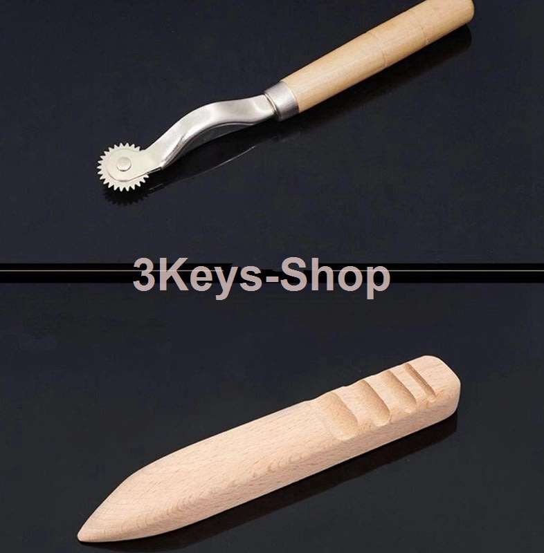 50 Pieces Leather Working Tools  Leathercraft Tools Kit Leather Punch Hand Sewing Tool Set Groover S