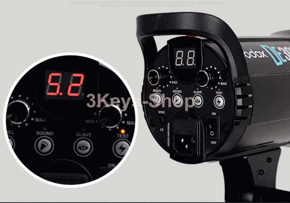 GODOX DE400 400W COMPACT STUDIO FLASH LIGHT