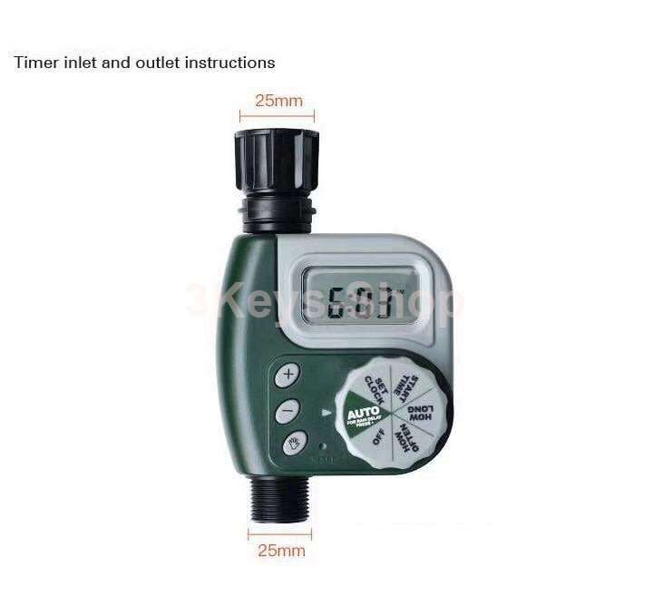 Outdoor Waterproof Digital Programmable Single Outlet Automatic On Off Water Faucet Hose Timer with