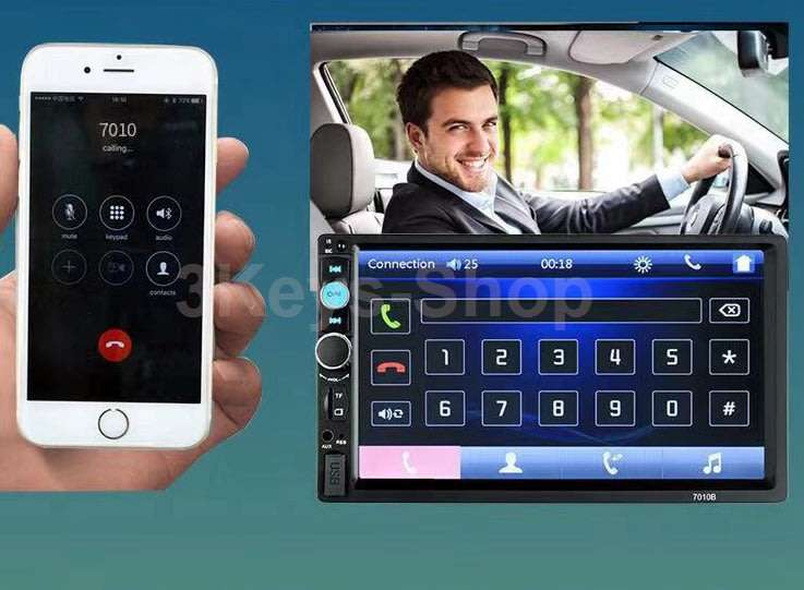 General Car Models 7'' inch LCD Touch Screen Car Radio Player Bluetooth Car Audio+ Rear