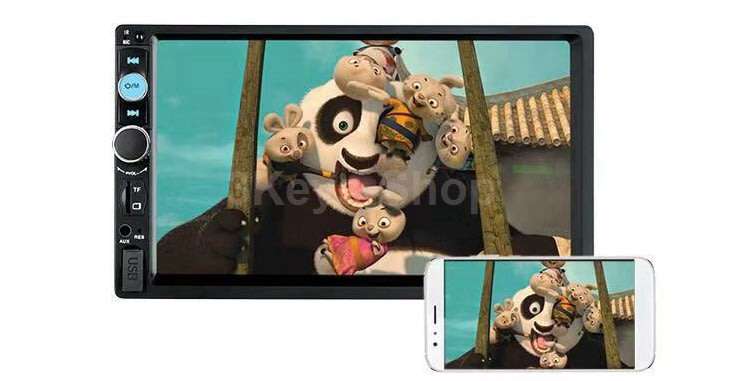 General Car Models 7'' inch LCD Touch Screen Car Radio Player Bluetooth Car Audio+ Rear