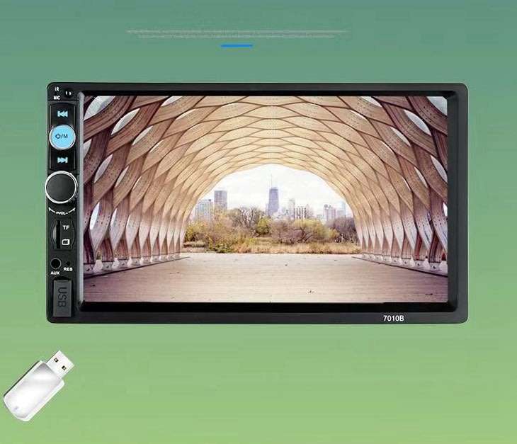 General Car Models 7'' inch LCD Touch Screen Car Radio Player Bluetooth Car Audio+ Rear