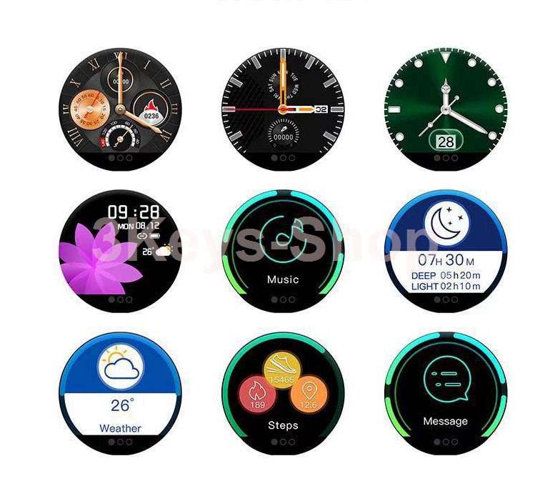 Smart Watch Fitness Tracker Gt105 Smart Watch Men Ip67 Waterproof 1.2 Inch Screen Heart Rate Smart W