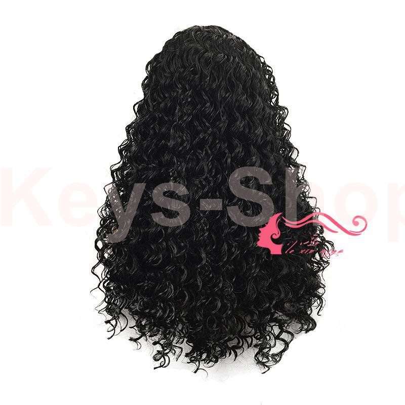 26inch Hair Synthetic Wig Lace Front Wigs Long Loose Curly with Baby Hair Natural Hairline Heat Resi