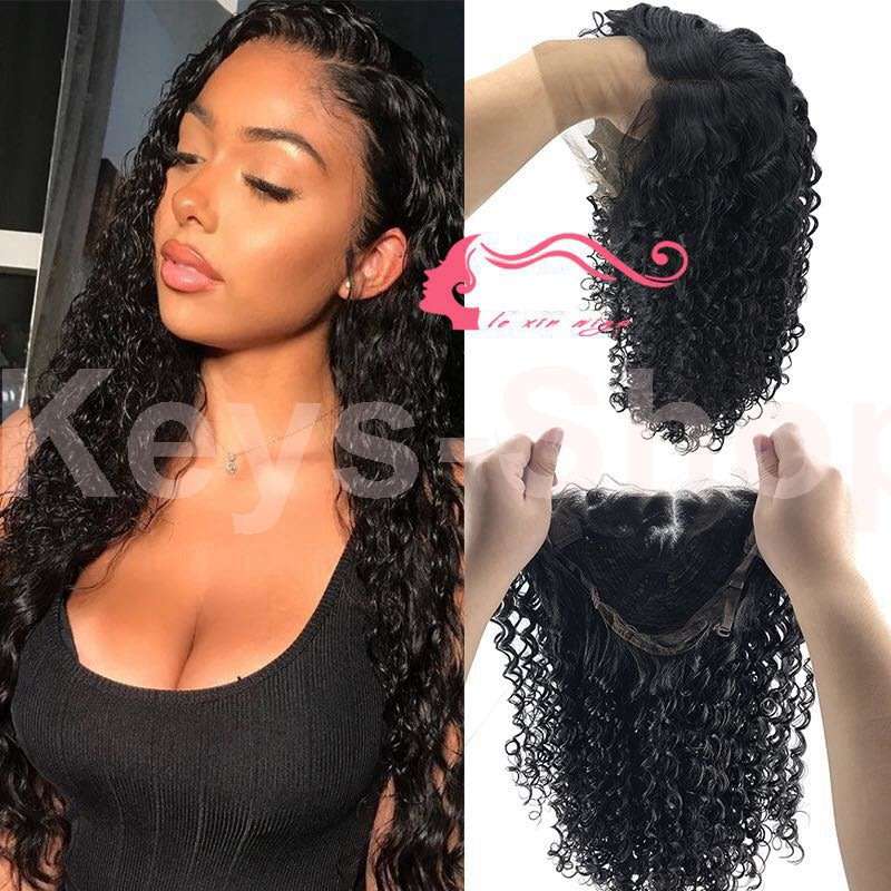 26inch Hair Synthetic Wig Lace Front Wigs Long Loose Curly with Baby Hair Natural Hairline Heat Resi