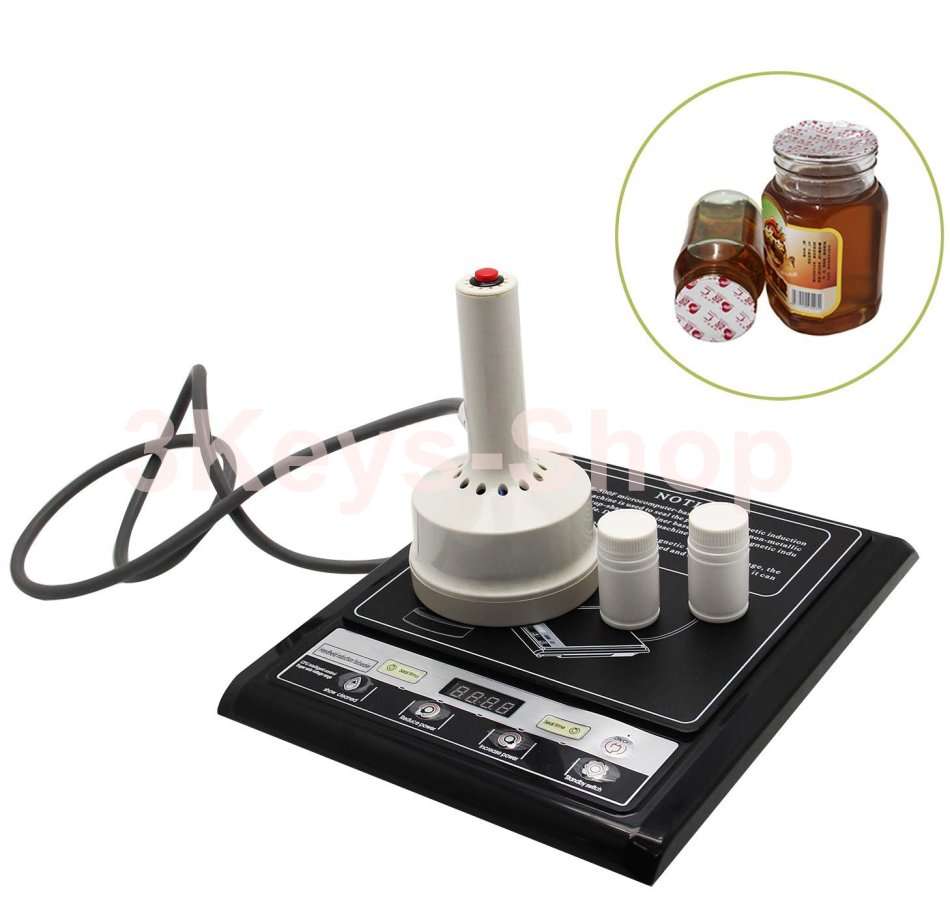 Manual Induction Bottle Cap Sealer 15-100mm Handheld Jar Heat Sealing Machine for Plastic Glass Bot